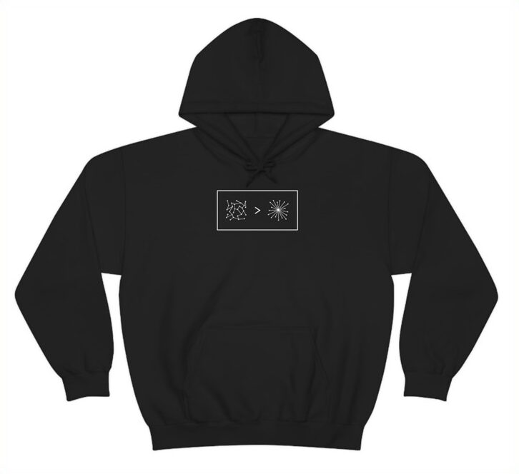 The DeFi Movement Hoodie - Decentralized Greater Than Centralized
