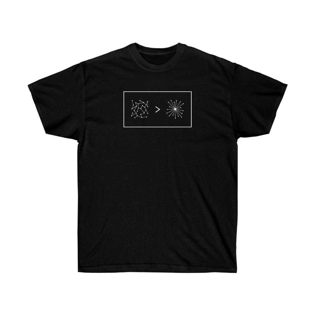 The DeFi Movement T-Shirt - Decentralized Is Greater Than Centralized